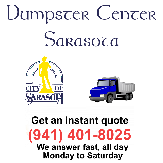 Sarasota dumpster rental service